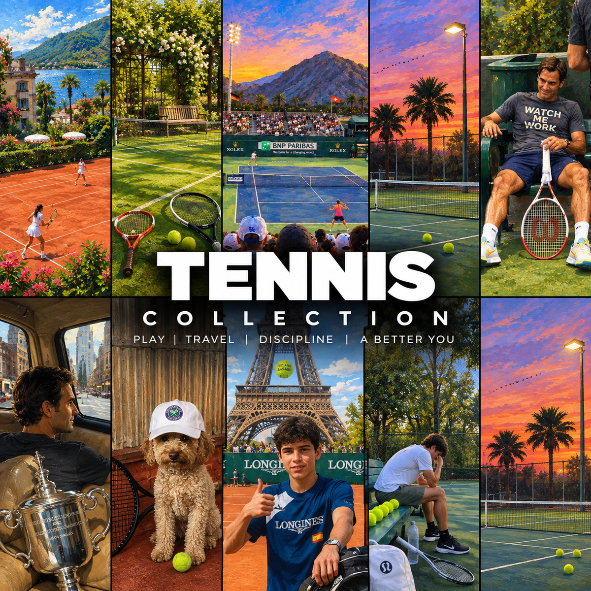 Tennis collection- 10 high resolution wallpapers