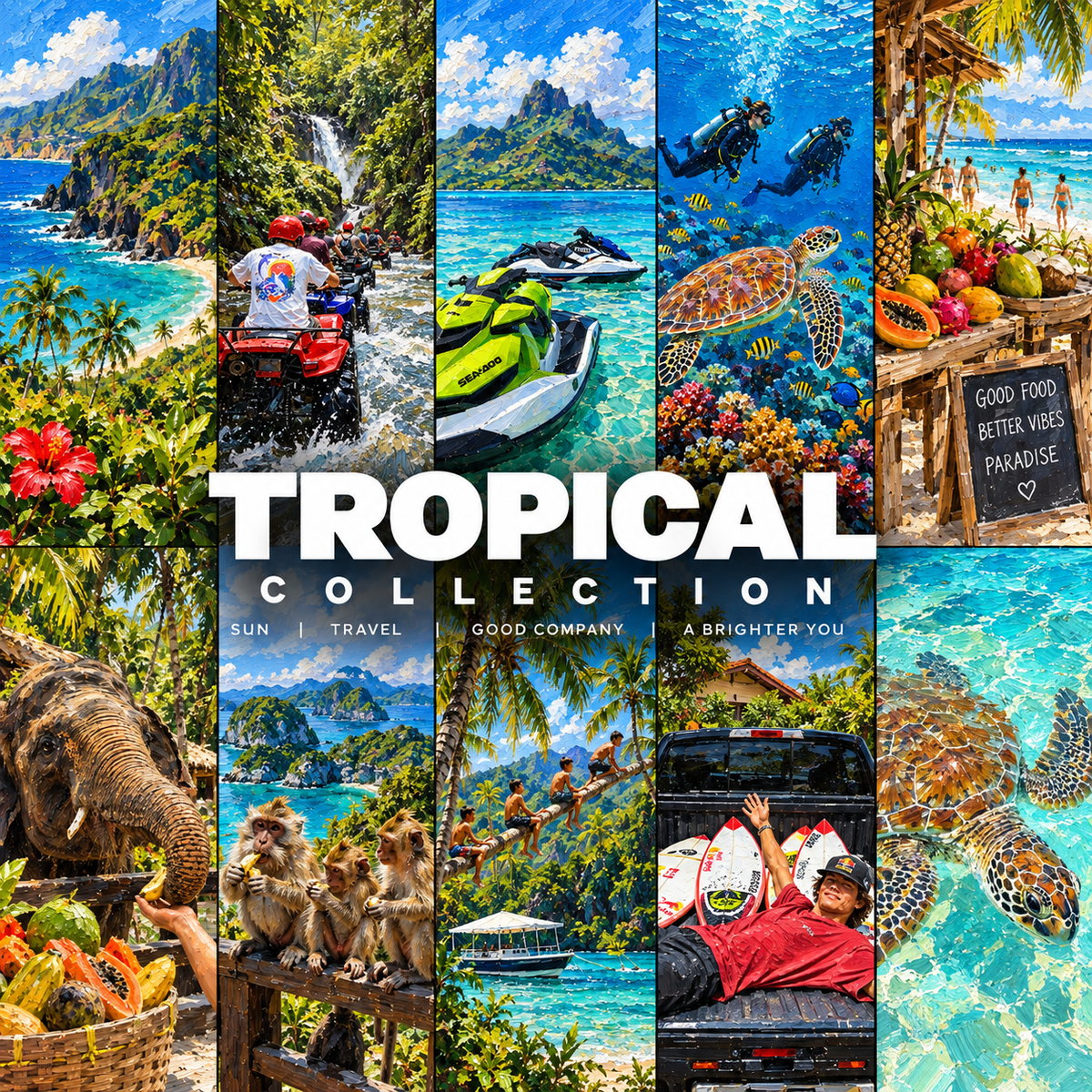 Tropical collection- 10 high resolution wallpapers